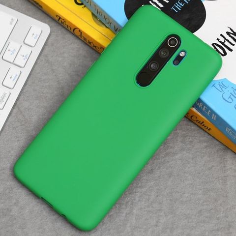 Ốp lưng Redmi note 8 pro Nhựa dẻo Candy MEEKER Xanh