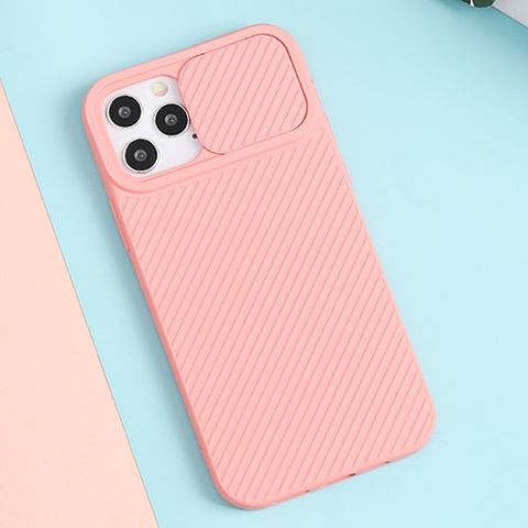 Ốp lưng iPhone 12/12 Pro Nhựa dẻo CARBON CAMO JM Hồng nhạt