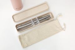  Bộ 3 ống hút BHX KS01(kèm cọ rửa, hộp và túi vải) 