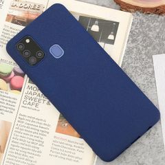  Ốp lưng Galaxy A21S Nhựa dẻo Sandy TPU MEEKER Xanh Đậm 