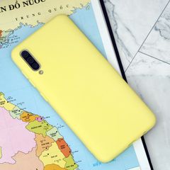  Ốp lưng Galaxy A30s Nhựa dẻo Silicone Felt COSANO Vàng 