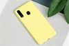 Ốp lưng Galaxy A20s Nhựa dẻo Silicone Felt COSANO Vàng