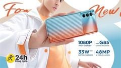  Chiếc smartphone mới ra mắt này giá chưa tới 4.5 triệu đồng mà có pin lớn, RAM đến 6GB và cả sạc nhanh 33W 