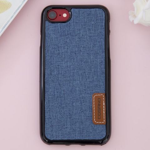 Ốp lưng iPhone 7 - iPhone 8 Nhựa PU COSANO Xanh Navy