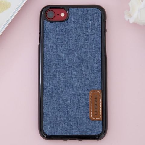 Ốp lưng iPhone 7 - iPhone 8 Nhựa PU COSANO Xanh Navy