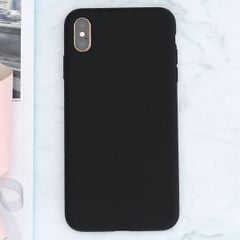  Ốp lưng iPhone XS Max Nhựa dẻo Ultra Slim Silicone Case JM đen 
