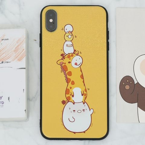 Ốp lưng iPhone XS Max nhựa dẻo UV printing OSMIA CKTG268 Vườn thú
