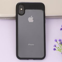  Ốp lưng iPhone X Nhựa dẻo viền cứng Pure III Đen 