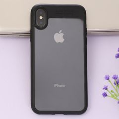  Ốp lưng iPhone X Nhựa dẻo viền cứng Pure III Đen 