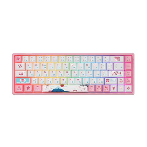 Bàn Phím Cơ Akko 3068b Multi-modes World Tour Tokyo R2 Akko Cs Jelly Blue Switch