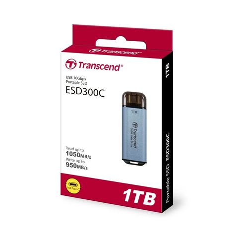 Ổ Cứng Di Động Portable Ssd 1tb Transcend Esd300c Blue