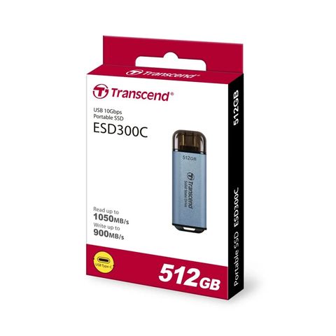 Ổ Cứng Di Động Portable Ssd 512gb Transcend Esd300c Blue