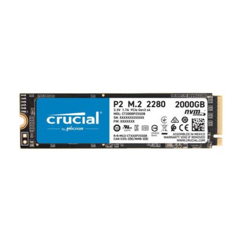 Ổ Cứng Di Động Ssd Crucial P2 2tb M.2 Pcie Gen3 X4