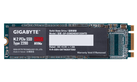 Ổ Cứng Di Động Ssd Gigabyte M.2 Pcie Ssd 512gb