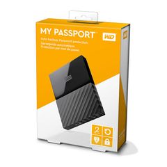  Ổ Cứng Di Động Wd My Passport 2Tb Wdbyft0020Bbk Black 