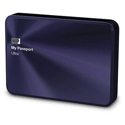 Ổ Cứng Di Động Wd My Passport Ultra Metal Edition 2Tb Xanh Tím