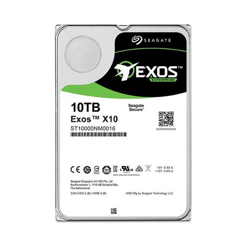 Ổ Cứng Hdd Seagate Exos 10tb 7.2k Rpm Sas 512e 3.5 Inch 256mb