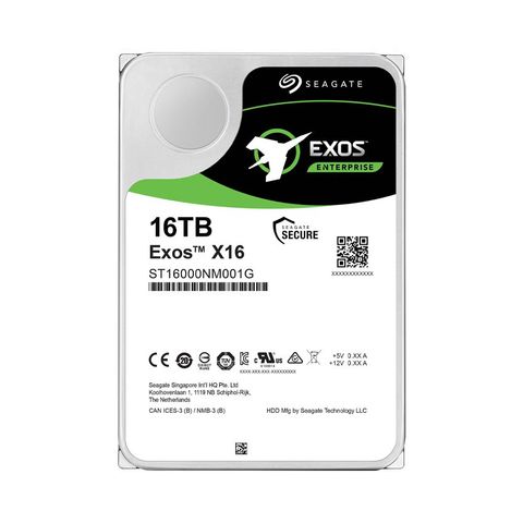 Ổ Cứng Hdd Seagate Exos 16tb 7.2k Rpm Sata 4kn 3.5 Inch 256mb