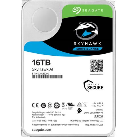 Ổ Cứng Hdd Seagate Skyhawk Ai 16Tb 3.5 Inch St16000Ve002
