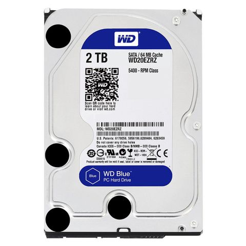 Ổ Cứng Hdd Wd Blue 2tb 5400rpm