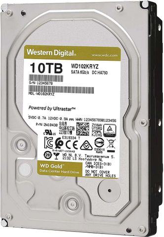 Ổ Cứng HDD WD Gold 10TB 3.5 inch SATA 3 256MB Cache 7200RPM