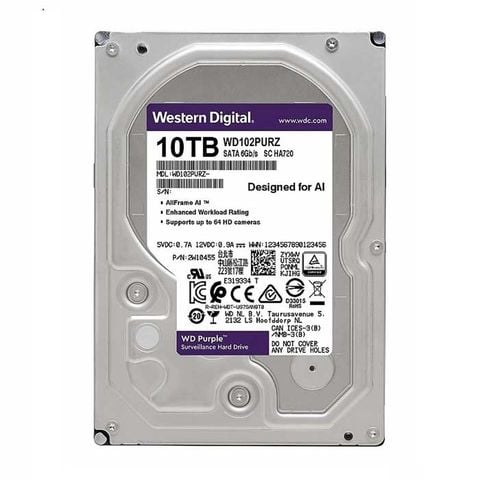 Ổ cứng HDD Western 10TB Purple