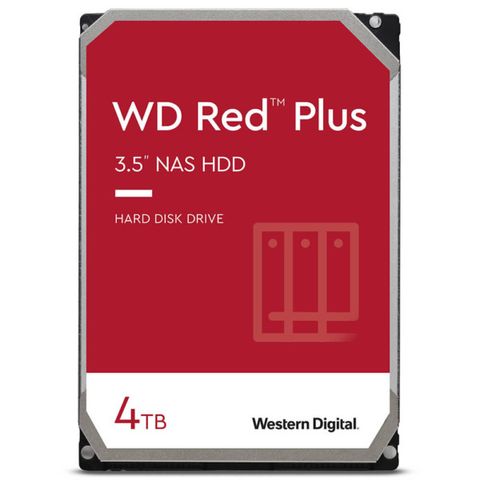 Ổ Cứng Hdd Western Digital Red Plus 4tb – 24/7 128mb Cache Sata 3