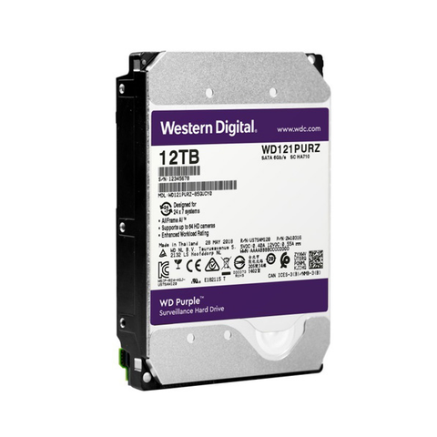 Ổ Cứng Chuyên Dụng Western Tím 12tb - Wd121purz