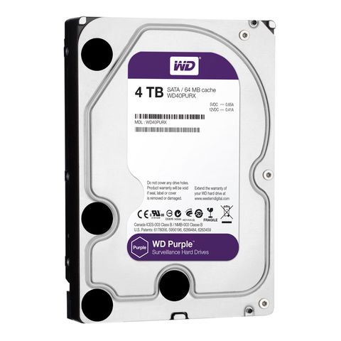 Ổ Cứng Hdd Western Purple 4tb Sata3 5400rpm