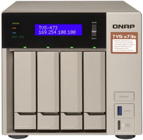 Ổ Cứng Mạng Nas Qnap Tvs-473E 8Gb Ram 4-Bay