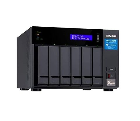 Ổ Cứng Mạng Nas Qnap Tvs-672Xt 6-Bay Thunderbolt 3