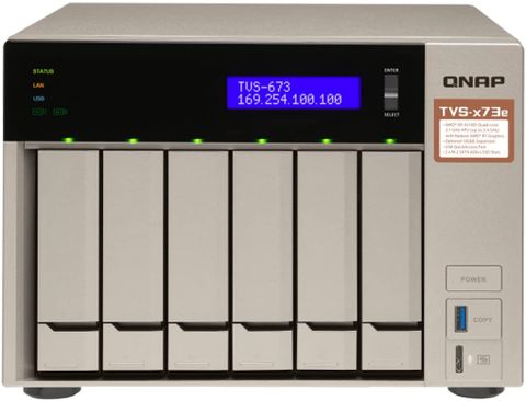 Ổ Cứng Mạng Nas Qnap Tvs-673E 4Gb Ram 6-Bay