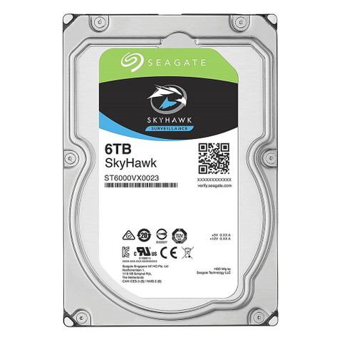 Ổ Cứng Seagate Skyhawk Surveillance 6tb 5400rpm, 256mb