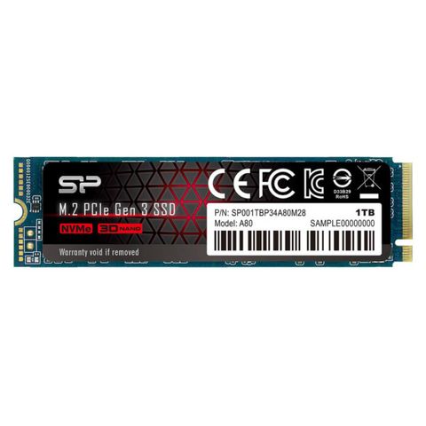 Ổ Cứng Silicon Power A80 M.2 Pcie Gen3x4 Ssd 1tb