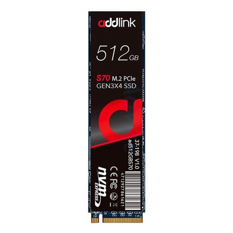 Ổ Cứng Ssd Addlink S70 512gb M.2 2280 Pcie Gen3x4 Nvme