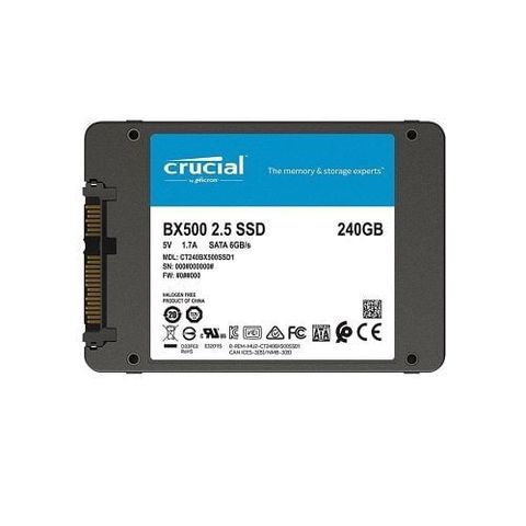 Ổ Cứng Ssd Crucial Bx500 240gb 2.5