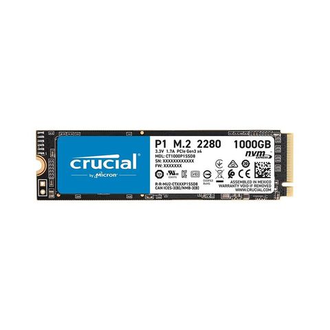 Ổ Cứng Ssd Crucial P1 1tb Nvme M.2 2280 Pcie Gen 3x4