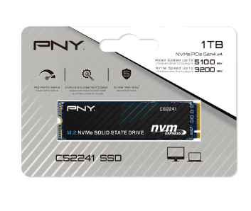 Ổ cứng SSD PNY CS2241 1TB M2 2280 NVMe PCle Gen4x4