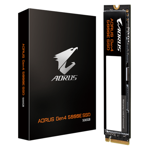 Ổ Cứng Ssd Gigabyte Aorus Gen4 5000e Ssd 500gb (Ag450e500g-G)