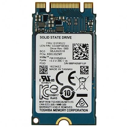 Ổ Cứng Ssd M2-pcie 128gb Toshiba Bg3 2242 Nvme