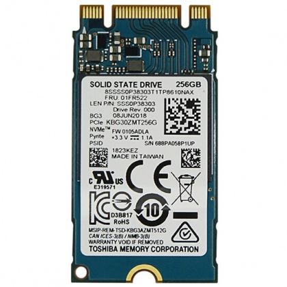 Ổ Cứng Ssd M2-pcie 256gb Toshiba Bg3 2242 Nvme
