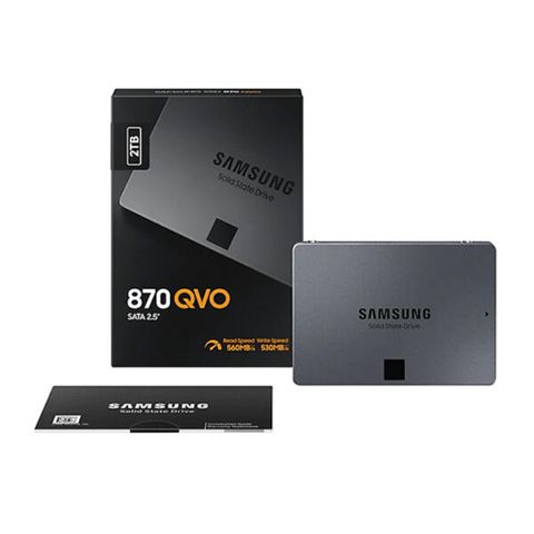 Ổ Cứng Ssd Samsung 870 Qvo 2tb 2.5 Sata 3 Mz-77q2t0bw