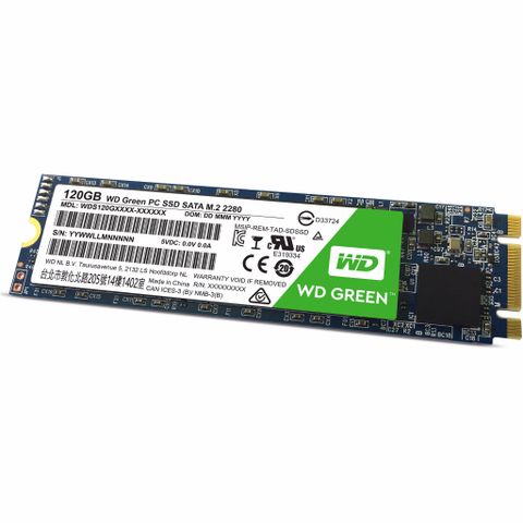 Ổ Cứng Ssd Wd Green 120gb M.2 2280 (đọc 545mb/s - Ghi 430mb/s)