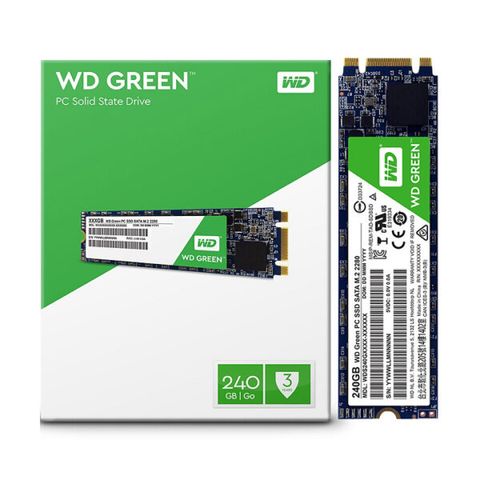 Ổ Cứng Ssd Wd Green 240gb M2-2280 Sata 3 Wds240g2g0b