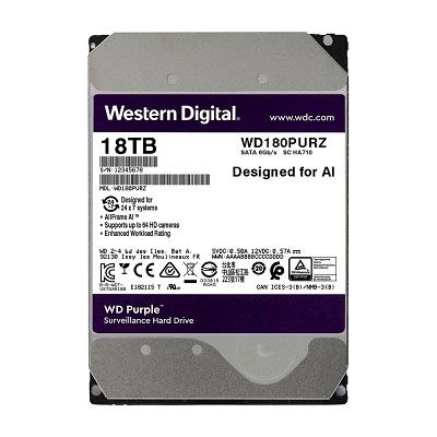 Ổ Cứng Wd Purple Pro 18tb Wd181purp