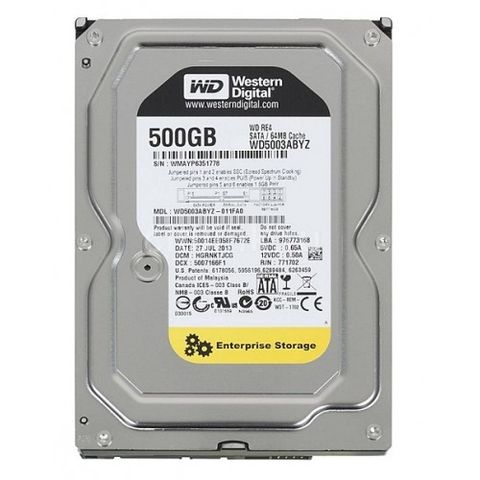 Ổ Cứng Western Digital Enterprise Re 500gb Sata