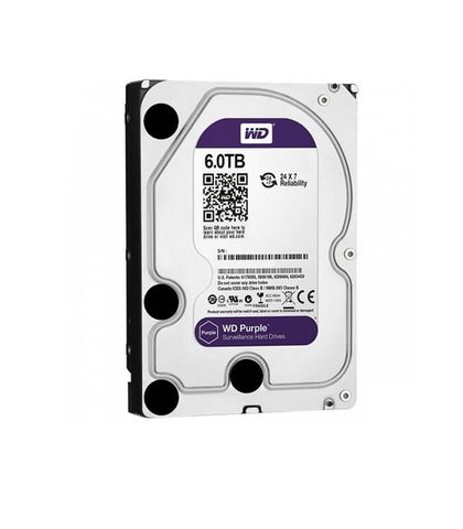 Ổ Cứng Western Digital Purple 6tb 128mb Cache