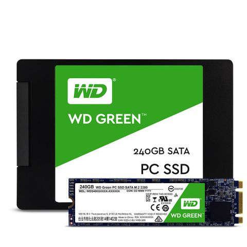 Ổ Ssd Western Green 240gb M2.2280 (đọc: 540mb/s /ghi: 465mb/s)