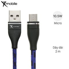  Cáp Micro 2 m Xmobile LTMP-2006 Xanh Navy 