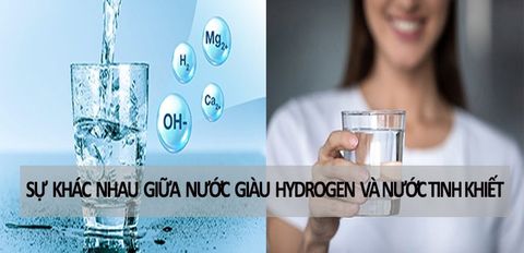 Sự khác nhau giữa nước ion kiềm giàu hydrogen và nước lọc tinh khiết